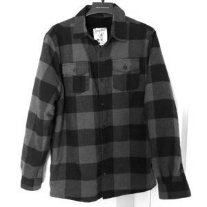 Men’s Sherpa Lined Flannel Jacket